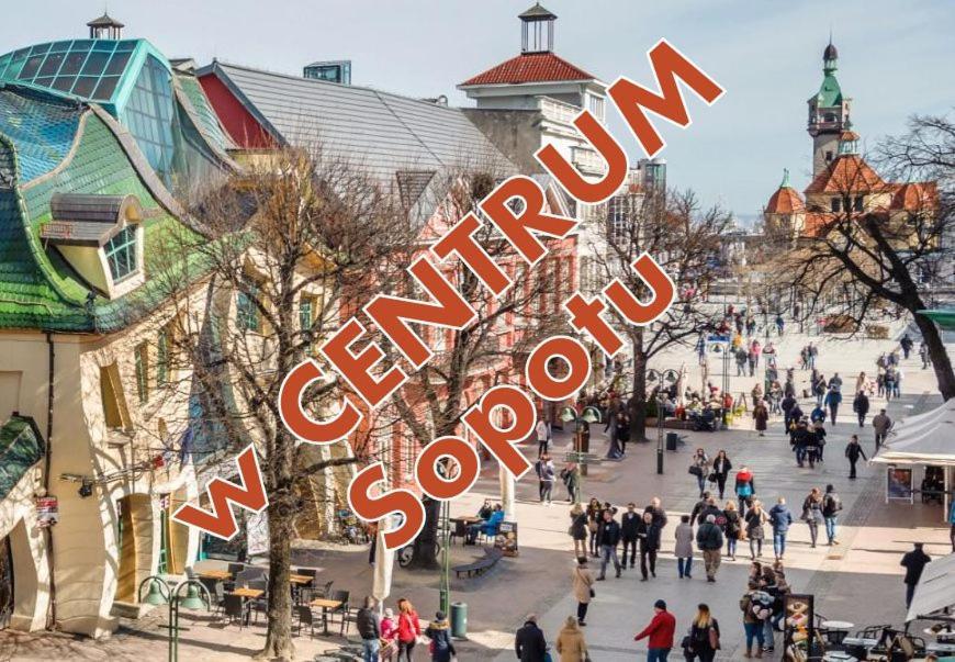 Apartament Sloneczne Gniazdko Z Miejscem Parkingowym Gratis Cena Nizsza Przy Pobycie Od 6 Dni Sopot Exteriör bild